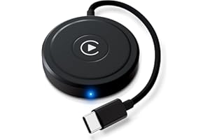 Anytrox CarPlay sans Fil Adaptateur pour iPhone, Adaptateur CarPlay sans Fil Convertit CarPlay Filaire en CarPlay sans Fil Compatible avec Voitures Après 2017