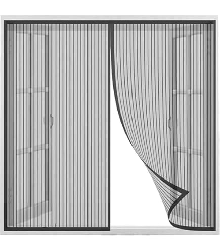 Zanzariera Magnetica 90x125cm Per Finestre - Rete Aria Fresca Con Chiusura Automatica - Foto 6