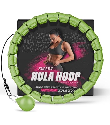 Hula Hoop con chiusura magnetica con 30/12 nodi, per adulti