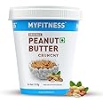 MYFITNESS Original Classic Peanut Butter Crunchy 510g | 25g Protein to Boost Energy | Tasty & Healthy Nut Butter Spread | Vegan | Cholesterol Free, Gluten Free | Zero Trans Fat | Peanut Butter Crunchy