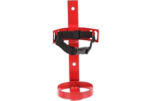 CORHAD Fire Extinguisher Wall Rack with Adjustable Straps Compact Holder for Space Saving in Home Office and Vehicle Durable Fire Safety Equipment