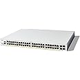Cisco Catalyst 1300-48FP-4X Managed Switch, 48 Port GE, Full PoE, 4x10GE SFP+, Limited Lifetime Protection (C1300-48FP-4X)
