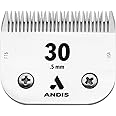 Andis Ceramicedge Carbon-Infused Steel Pet Clipper Blade, Size-30, 1/50-Inch Cut Length (64260)