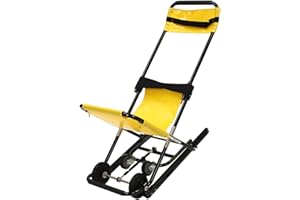 JOLRE Montascale per scale Per scendere le scale, sedia a rotelle manuale, sedia a rotelle pieghevole, per il trasporto, sedia a rotelle con 2 ruote, 350 lbs (Solo per scendere le scale)