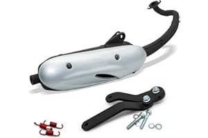 MAXTUNED Sistema de escape completo LeoVince SITO, acero para Peugeot Kisbee/Ludix 50 ONE AC/2 ONE/2 Trend/New Vivacity