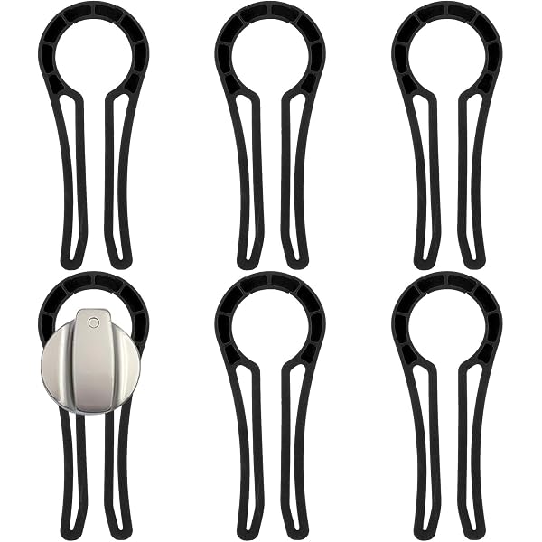 Serrures De Bouton Cuisinière HUAREW - 5 Pièces - Protection Enfant Et Animaux
