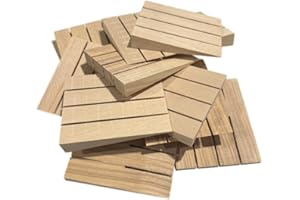 Taskar Hardwood Fence Panel Wooden Wedges Wood Shims (48 Pack)