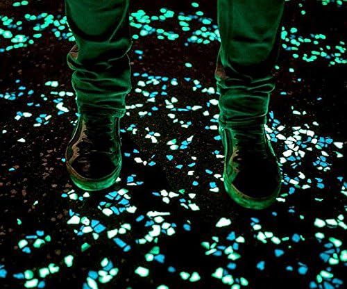 Driveway and Pathway Glow in the Dark Pebbles 500 pack MIXED COLOURS!