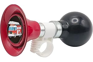 YeloYolker Kids Bike Horn, Cute Bicycle Handlebar Air Horn for Boys, Toddlers Universal Bike Accessories for Tricycle, Balance Bike, Scooter