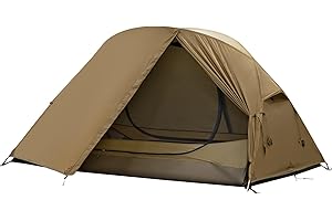 FREIZELT TOMOUNT Backpacking Tent Ultralight Nylon 1-2 Person Tent 1.5kg-2kg 4 Season Wild Country Tent for Hiking Camping, Outdoor