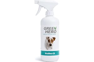 Green Hero Knabber-EX 500 ml Knabberstopp für Hund & Katze Anti Knabber & Ankauen von Möbeln Schuhen u.v.m. Bitterspray Anti Kau Spray Hund