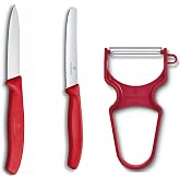 Victorinox Soyma Bı&ccedil;ağı Seti, 3 Par&ccedil;a Kırmızı