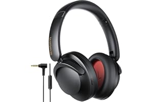 1MORE SonoFlow Pro HQ51 Noise Cancelling Headphones - Over Ear Bluetooth Headphones with LDAC for Hi-Res Wireless Audio,100H Playtime, Bluetooth 5.4, QuietMax ANC, Comfortable Fit, Clear Calls (Black)