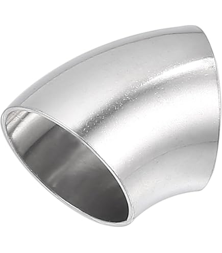 2 Piezas Codo De Escape De Acero Inoxidable 304 - 45°, Diámetro 76 Mm, Para Modificación De Tubos De Escape