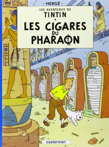 couverture de : Les aventures de Tintin, Les cigares du pharaon