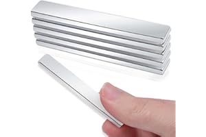 DGDUBRB Strong Magnets, 60x10x3mm Super Strong Bar Magnets Neodymium, Muti-Use Rera Earth Small Magnet s for Fridge, Crafts, Whiteboard, DIY, Notice Board