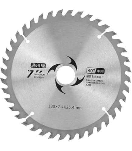 Lama Sega Circolare Legno 140x20mm - 40 Denti TCT, Taglio Laser, Per Legno Duro E Truciolato Taglio Laser Legno - Foto 5