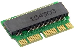 JSER CY Scheda di conversione SSD da 2014 2015 da 12+16 pin a M.2 NGFF M-Key AHCI per A1493 A1502 A1465 A1466