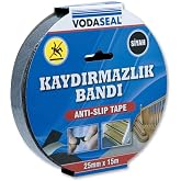 Vodaseal 53.01.011 Kaydırmaz Bant 25Mmx15Mt, Siyah