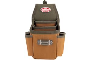 Bucket Boss - Utility Plus Pouch with FlapFit, Pouches - Original Series (54175), Brown