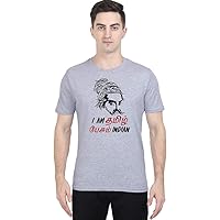 Crazy Punch I Am Tamil Pesum Indian - Thiruvalluvar Men's White Half Sleeve Tamil Round Neck T-Shirt