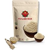 Psyllium Husk (100g/3.52oz) Easy Mixing Fiber Supplement, Finely Ground & Non-GMO Powder for Promoting Regularity