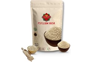 THE WORLDWIDE MINT Psyllium Husk (100g/3.52oz) Easy Mixing Fiber Supplement, Finely Ground & Non-GMO Powder for Promoting Regularity