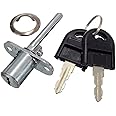 Royal Apex Drawer Lock, Plunger Lock with Key Zinc Alloy File Cabinet Lock Cupboard Cam Lock Cabinet Door Locks for Filing Cabinets Wardrobe Display