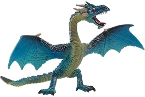 Drache fliegend türkis