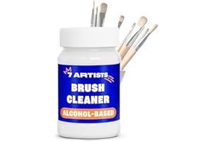 7 Artists Pinselreiniger Acrylfarbe 100 ml – Solventbasierter Brush Cleaner für Acrylfarben Pinsel | Paint Remover | Acryl Verdünner für Malpinsel & Modellbau Pinsel