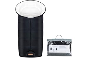 Minetom Universeller Fußsack für Kinderwagen Winterfußsack Wasserdicht Fußsack Anti-Rutschschutz Design mit warmes und weiches Fleece, Aufbewahrungstasche| Fußsack für Sportwagen & Buggy