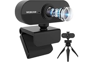 NOLANSEND Webcam with Microphone, Full HD 1080P Webcam for PC, Laptop, Desktop, MAC, Plug and Play Web Camera with Privacy Cover, USB Camera for Youtube, Zoom, Skype, Facetime, Windows, Linux, and macOS