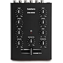 SubZero 2チャンネルDJミキサーDRM-200 Amazon | SubZero DM-200 2チャンネルDJミキサー USB付き | DJ