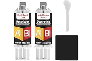 LAMXIN AB Metallkleber 160g, Hochfester FlüSsigmetall Wasserdicht und hitzebeständig, Metallkleber Extra Stark für Stahl, Metall, Gusseisen