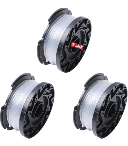 Kit Bobine De Rechange Pour Coupe-Bordures Black & Decker - Compatible AF- 100, ST5530, Etc. - 1 Capuchon 3 Bobines 1 Ressort Bobine De Rechange Pour Taille-haie