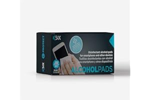 KSIX SMART YOUR TECH Toallitas Desinfectantes Para Móvil Con Alcohol, 100 uds