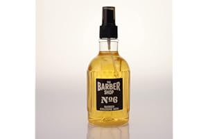 The Barber Shop No.6 Eau de Cologne Spray 250ml | after shave herren | Duftwasser | Rasierwasser Männer | Barber Herrendüfte | Bodyspray - Barbershop - Friseur Kolonya - Herb & Holzig