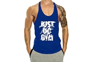 WAZZAP Hombres Camisetas de Tirantes Deportivo Gimnasio Fitness Culturismo Tank Top sin Mangas T-Shirts