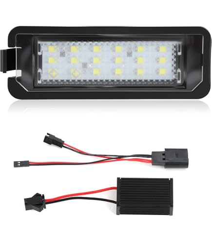NSLUMO Luz De Matrícula LED Para Seat Ibiza IV 6J/6P Hatchback 2009-2016 – 2 Uds, Blanco 6000K, Sin Errores, Plug&Play