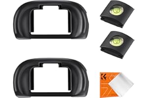 K&F Concept Eyecup Eyepiece Viewfinder for A7 A7S A7R A7M2 A7SM2 A7RM2 A7M3 A7RM3 A7RM4 A9 A9II A99M2 Cameras Replaces FDA-EP18 Eyecup(2 Pcs) with Hot Shoe Cover