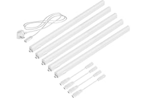 parlat LED Under-Cabinet luminaires Rigel, 57.3cm Each, 790lm Each, Warm White, Set of 5, BS