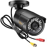 Anlapus 1080p Outdoor Security CCTV Bullet Camera with Metal Casing, 2.0MP High Definition, IP66 Weatherproof, 100ft IR Night