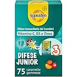 Supradyn Difese Junior Integratore Difese Immunitarie Multivitaminico Vitamine Gommose con Vitamina C, Vitamina D e Zinco per