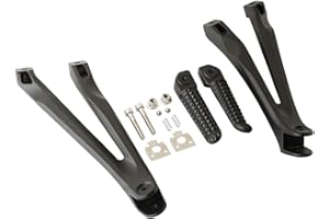 XMT-MOTOR Motorrad Hinten Passagier Fußrasten Fußstützen Halterung Geeignet für Yamaha YZF-R1 2004-2008