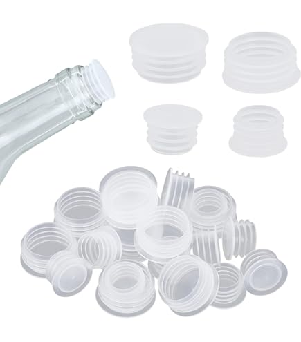 Lot De 60 Bouchons En Plastique Transparent Pour Salière Et Poivrière | 3 Tailles : 1,9 Cm, 1,27 Cm, 1,9 Cm