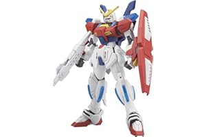 BANDAI SPIRITS Bandai Hobby - Maquette Gundam - 058 Star Burning Gundam Gunpla HG 1/144 13cm - 4573102588029, Blanc