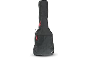 PURE GEWA Gitarren Gig-Bag Serie 103 für Westerngitarre, Cordura 600 Denier, 3 mm Schaumstoffpolsterung, reißfest, Notentasche, verstellbare Rucksackgurte