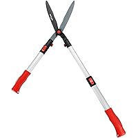 FLORA GUARD Heckenschere mit ausziehbarem Griff mit verstellbarem Längengriff, 9-Zoll-Well-Sk5-Klinge, stoßdämpfenden…