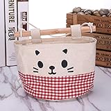 GWELL Süß Hängender Kombination OrganizerHängeorganizer Hängeaufbewahrung Aufbewahrungstasche für Kinderzimmer, Schlafzimmer, Tür, Wand - 6