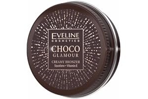‎EVELINE COSMETICS Eveline Cosmetics Choco Glamour Cream Bronzer mit Squalan und Vitamin E für Konturierung und Hydration